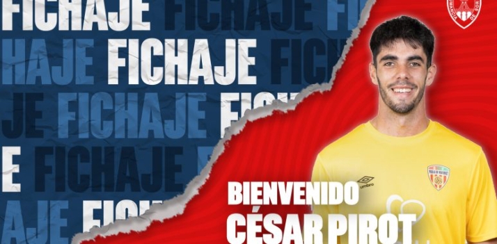 El Numancia cierra la incorporación del portero César Pirot 