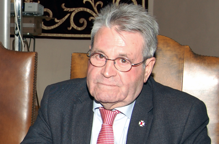 El presidente de la Hermandad de Donantes de Sangre de Burgos, récord europeo