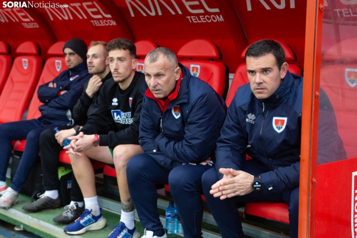 Moreno recalca que el Numancia no va a especular con los resultados y apuesta por seguir apretando