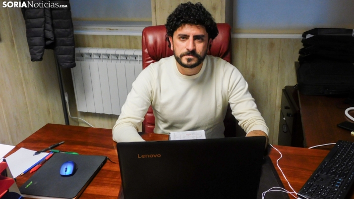 Rubén Andrés, el constructor soriano de un Unionistas que se las verá con el Barcelona en la Copa del Rey