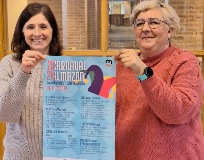 Presentación del cartel para el carnaval 2024 en Almazán. /AA