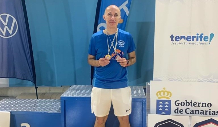El soriano Santiago Martínez logra el oro en el Internacional Senior de Bádminton de Tenerife