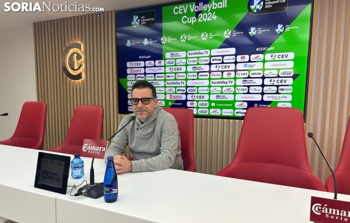 Toribio, antes de los cuartos de la Copa CEV: Nos ha costado mucho llegar hasta aquí y queremos ganar