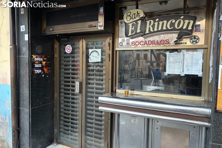 Adiós a un emblema de la hostelería de Soria: El bar El Rincón cierra sus puertas 45 años después
