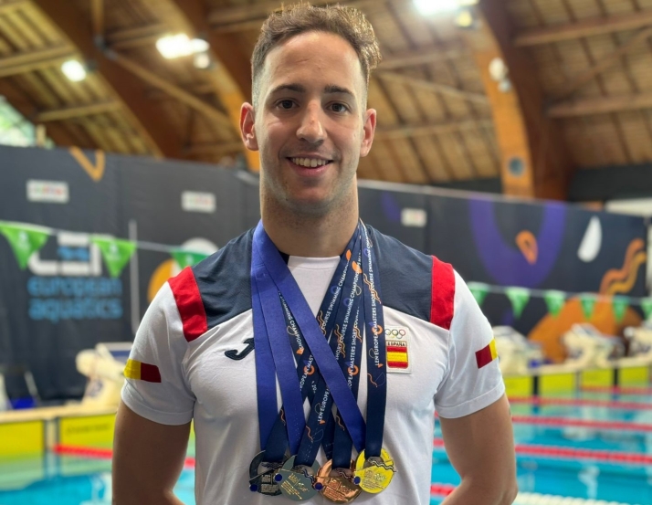 Sergio Martín Salcedo, el nadador soriano que busca hacer historia en el Mundial de Qatar