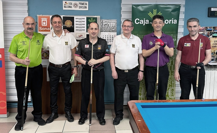 El billar del soriano Carlos Cortés se impone en casa