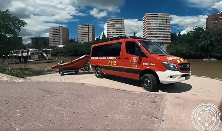 Fallecido un varón localizado en el Pisuerga