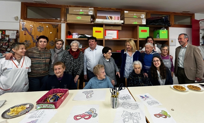 Imagen de la visita oficial hoy al centro. /Jta.