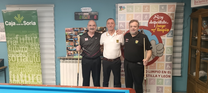 El CA Numancia Billar gana por la mínima al CB Barcelona