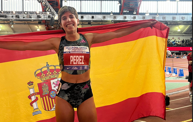 Marta Pérez se hace con el récord de España de la milla en Nueva York
