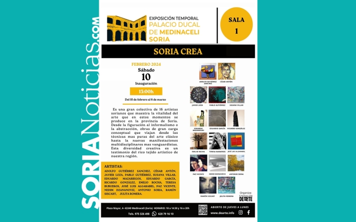 ‘Soria Crea’, nueva iniciativa de Medinaceli DEARTE