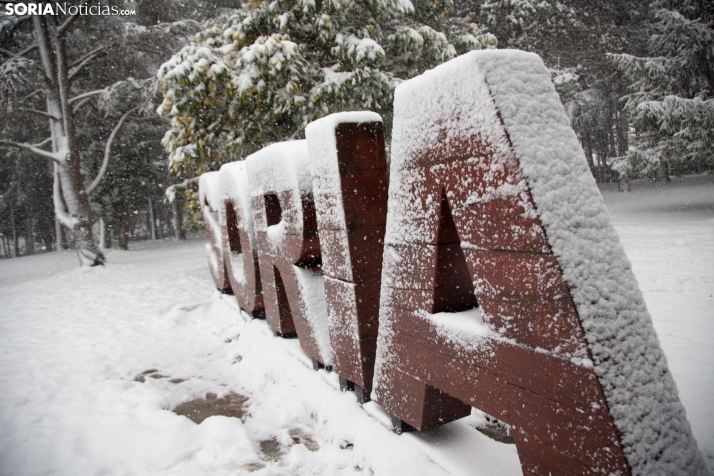La borrasca Louis trae al invierno de vuelta a Soria