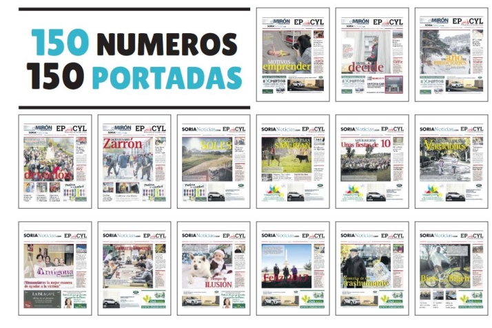 Galería: Las 150 portadas de Soria Noticias