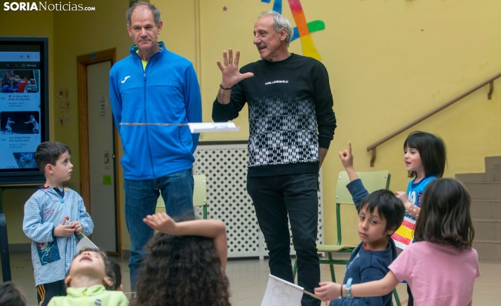 Visita olímpica para los escolares de Ágreda