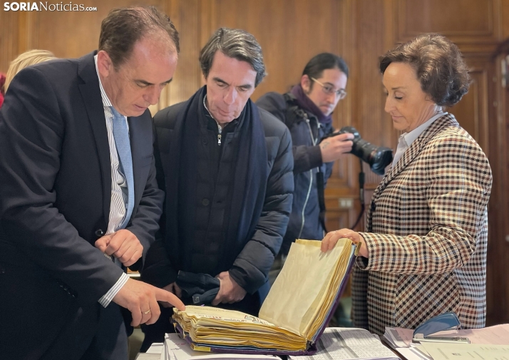 José María Aznar visita Soria