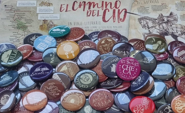 El Consorcio Camino del Cid repartirá 50.000 chapas entre los viajeros para promocionar el salvoconducto 
