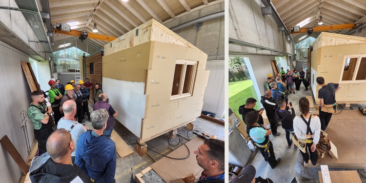 Maderaula lanza en Soria la primera edición del curso de revestimientos de fachada, resolución de encuentros y detalles constructivos