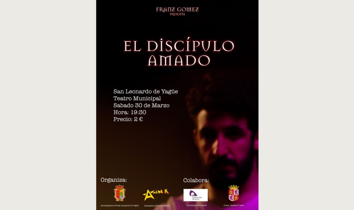 El sábado, teatro en San Leonardo: El discípulo amado