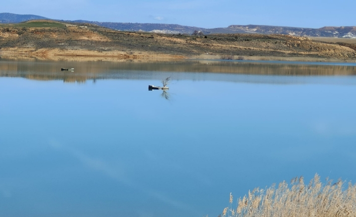 El embalse de Monteagudo, al 54,9 por ciento de su capacidad