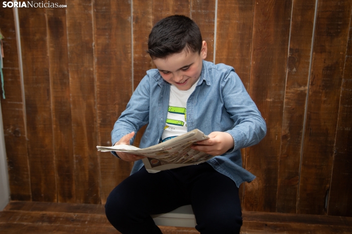 Mario, un niño de portada: Unas fotos para el recuerdo