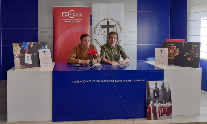 Las procesiones vuelven a 30 escaparates de la capital por segunda vez de la mano de FECSoria y la Junta General de Cofradías de Soria