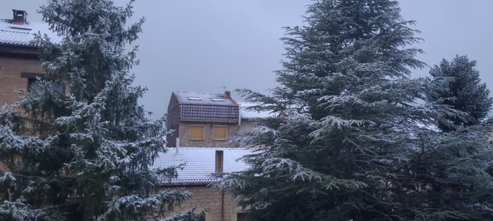 Aviso amarillo por nieve en Soria para un Martes Santo invernal