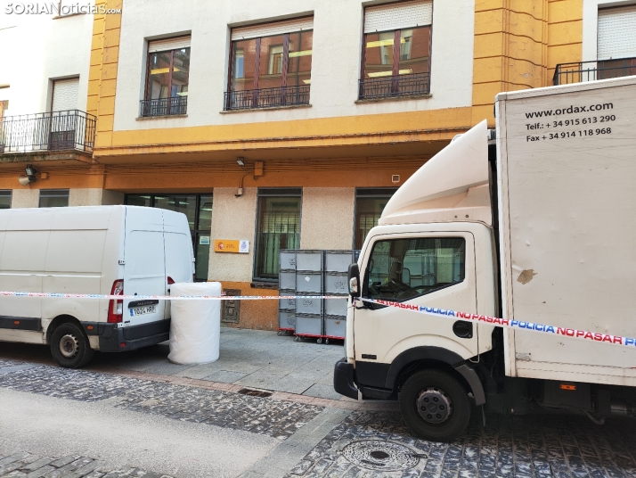 La Policía Nacional comienza su mudanza en Soria: Traslado de la comisaría inminente