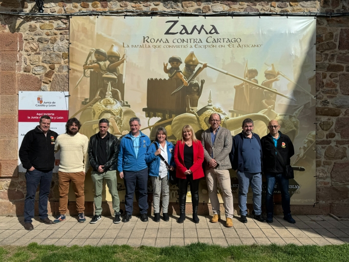 2150 figuras de Playmobil representan la batalla de Zama en Garray