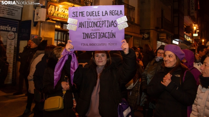 GALERÍA: El mal tiempo no intimida a las mujeres sorianas