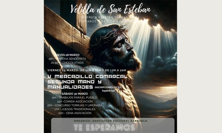 El viernes, mercadillo de segunda mano en Velilla de San Esteban