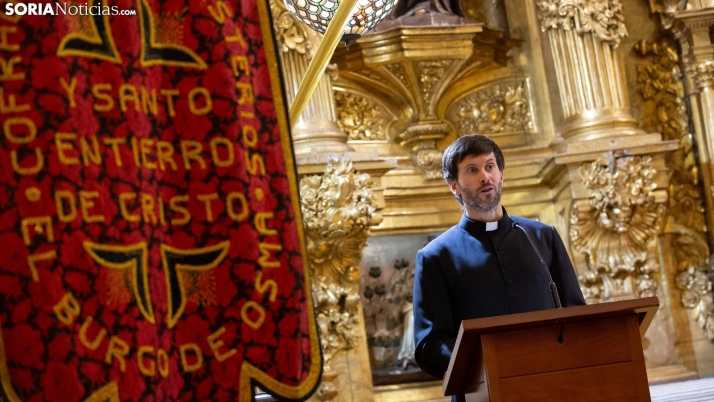 EN FOTOS | El pregón en la iglesia de El Carmen da paso a la Semana Santa de El Burgo de Osma