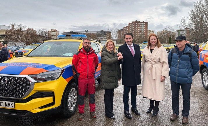 Castilla y León renueva del parque móvil de Protección Civil de las nueve provincias y contempla otros proyectos con una inversión de 11 M€ en la legislatura