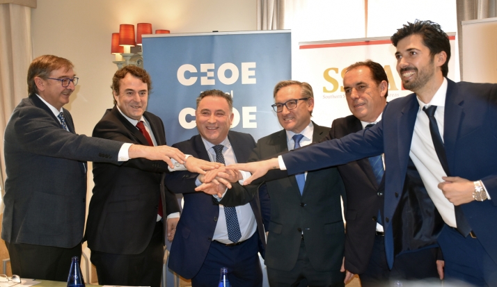 Las diputaciones provinciales de Soria, Teruel y Cuenca renuevan su compromiso con sus respectivas organizaciones empresariales frente a la despoblación