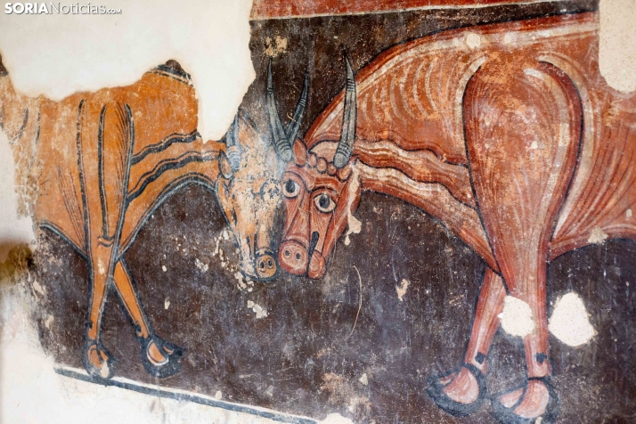 Las pinturas de San Baudelio, ¿juntas de nuevo un siglo después?