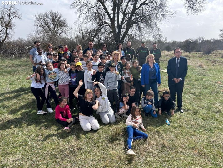 Los más pequeños de Soria aprenden a plantar árboles: ¿Qué importancia tiene este gesto?