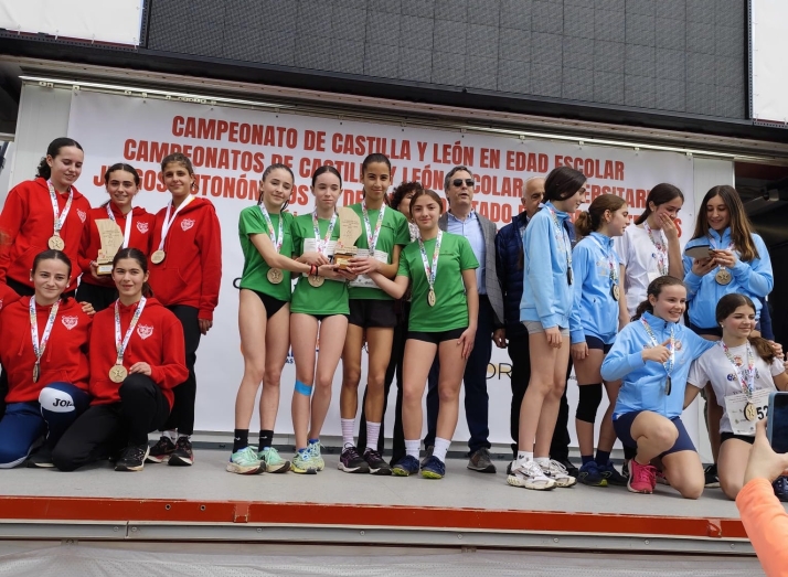 Soria se luce en el Campeonato de Castilla y León en Edad Escolar y Universitario de campo a través