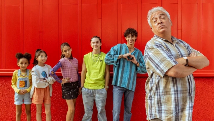 Imagen promocional de La familia Benetton. 