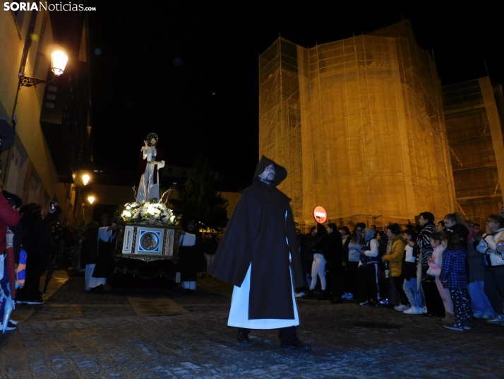 EN FOTOS | Las calles de Soria reciben por primera vez al Cristo de la Cena