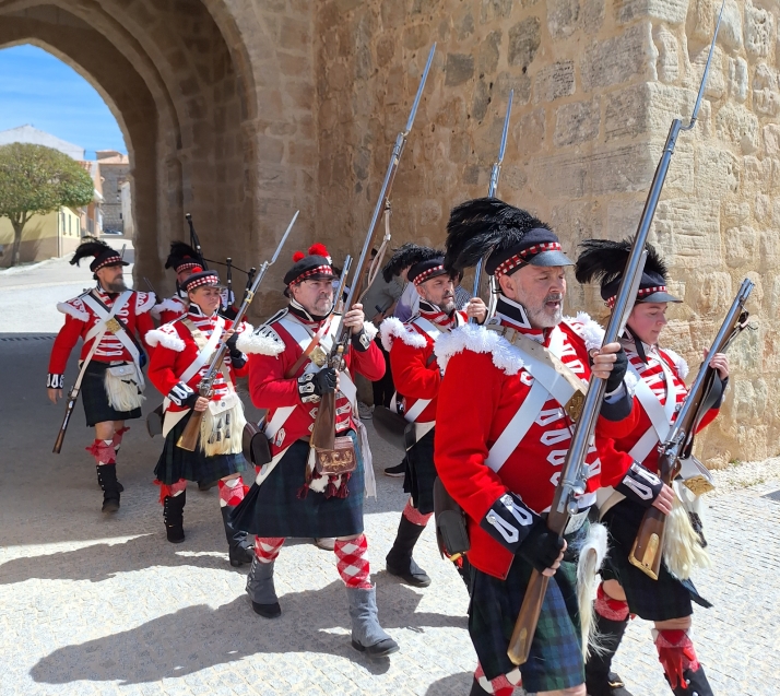 Escaramuza entre escoceses y franceses en Almazán
