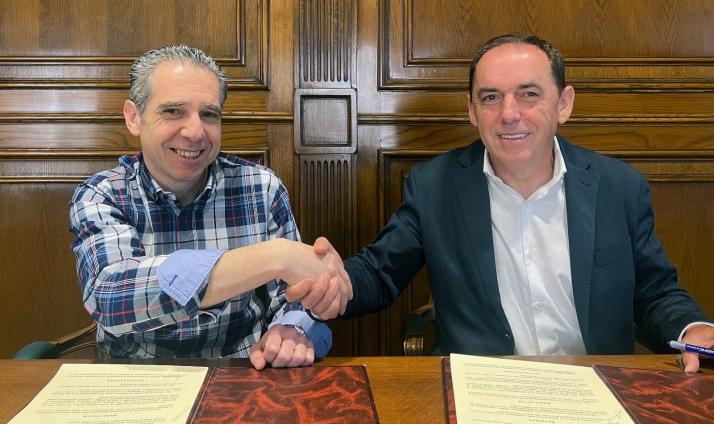 La Diputación renueva su compromiso con el Bádminton Soria para promocionar este deporte en la provincia 