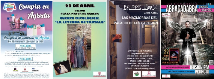 Cuatro actividades de cara al 23 de abril en Ágreda