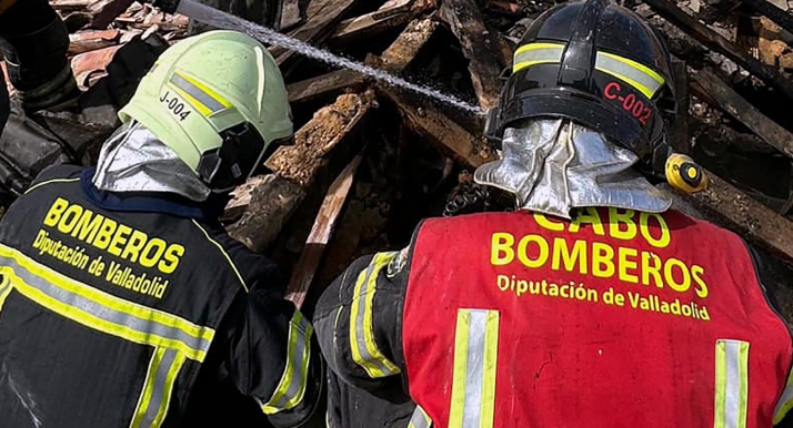 Fallece al intentar sofocar un fuego en Valladolid