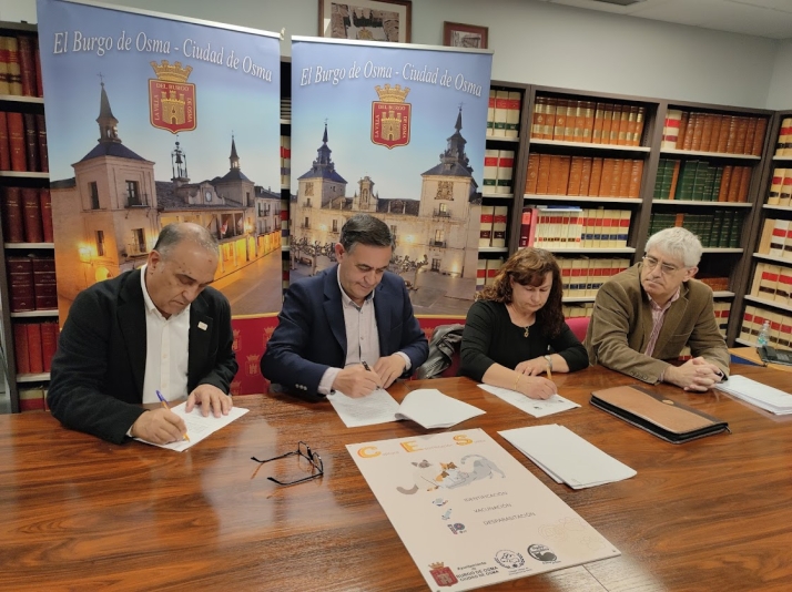 El Burgo de Osma firma un convenio para el control y bienestar de sus colonias felinas