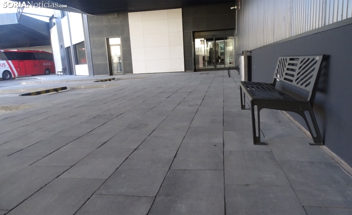 Sale a licitación el cerramiento de la dársena norte de la estación de autobuses de Soria