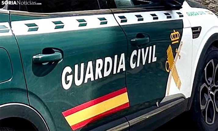 Un trasladado tras la colisión entre un todoterreno y un turismo en la SO-830