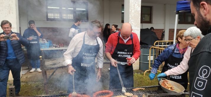 Con su parrillada, Vinuesa recauda 4.000 € para Manos Unidas