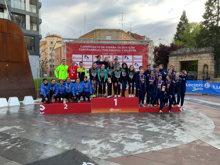 C.E.A Bétera y Peñota Dental Alusigma, los mejores contra el cronómetro en el Duatlón de Soria
