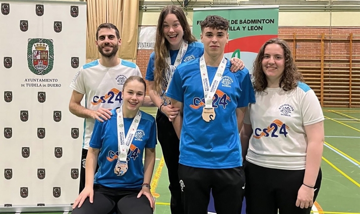 Javier Barrios, campeón absoluto de bádminton de Castilla y León