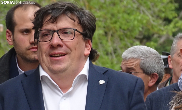 Jesús Cedazo, hoy en la inauguración de la feria. /PC