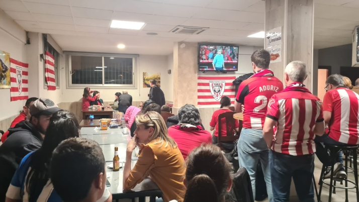 Vídeo: Decenas de sorianos celebran el triunfo del Athletic en la final de la Copa del Rey